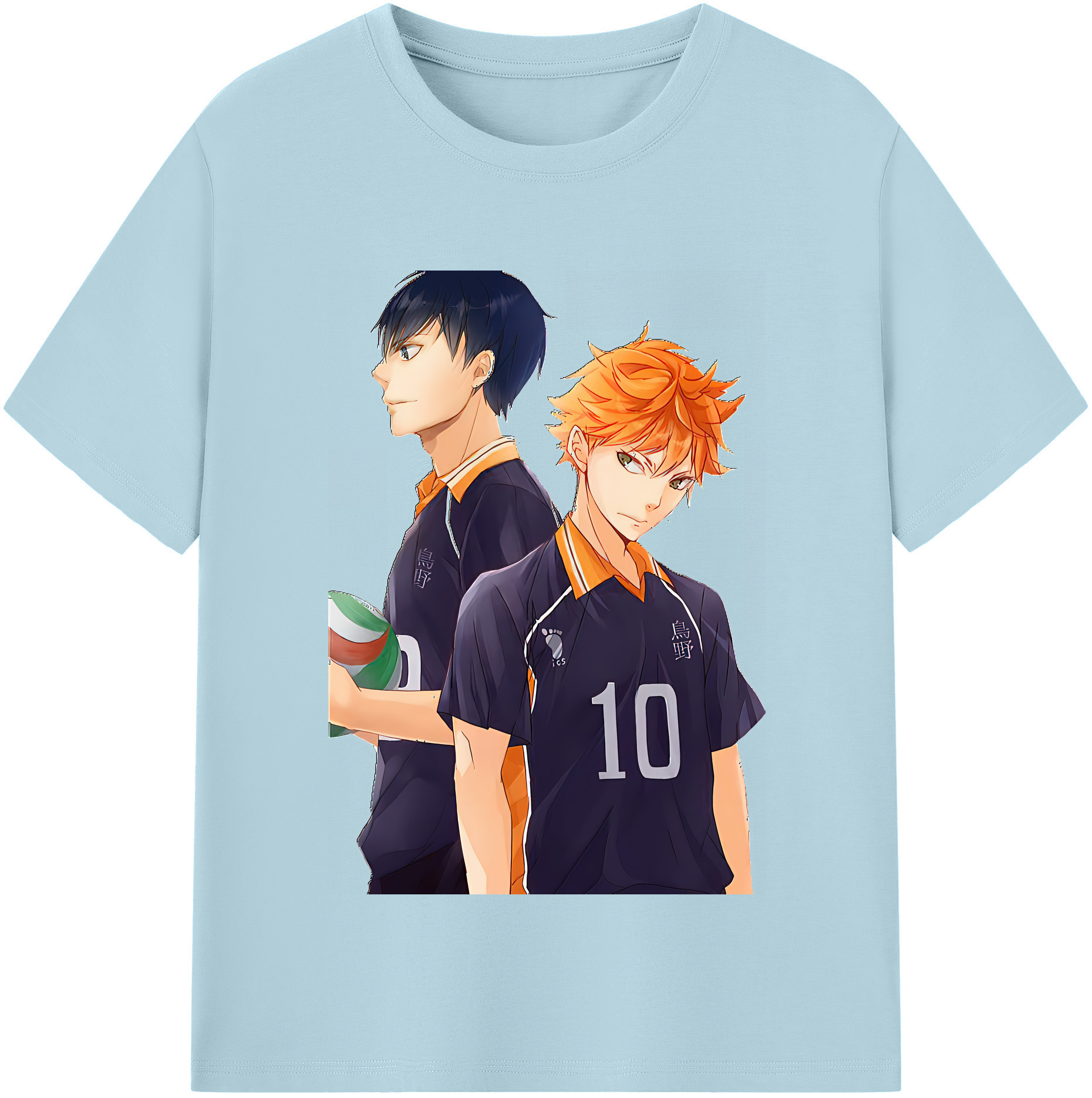 （画像用） ハイキュー!! Haikyu!! 綿100％半袖Tシャツ（フロントプリント）